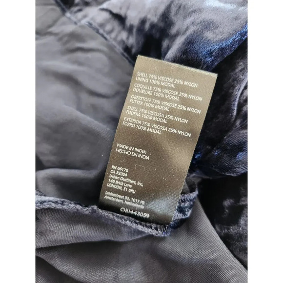 NWT Anthropologie The Somerset Maxi Dress Velvet Edition Size XXS Navy #NA414 - Picture 10 of 11